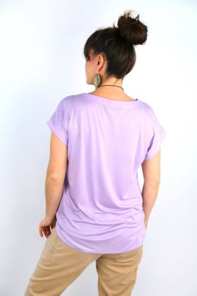Lavendel Blusenshirt